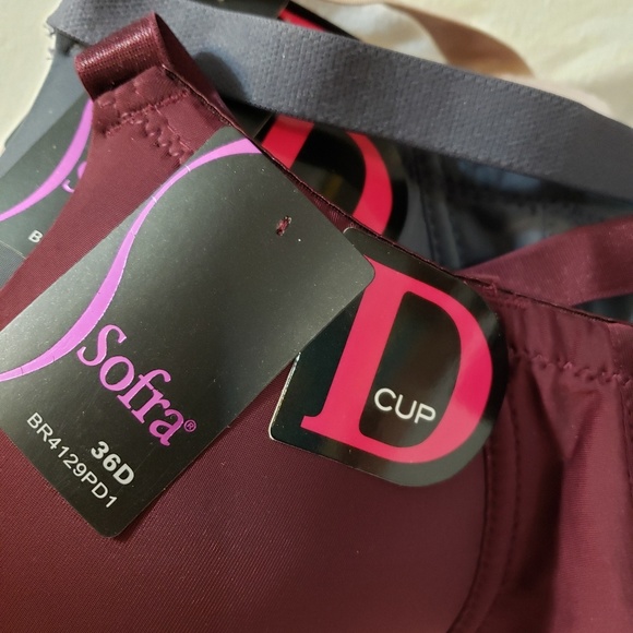 🆕️🎈FREE SHIPPING!🎈3 New w tag Sofra Bras (36D) - Picture 4 of 6